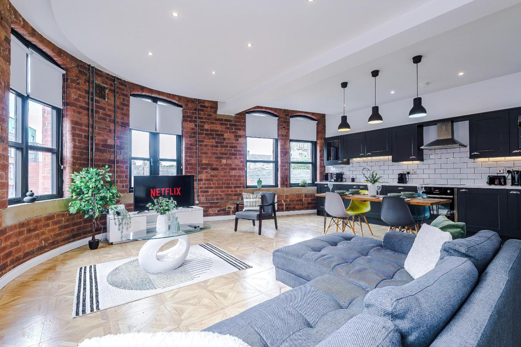 Luxury 2 King Beds In City Centre Leeds  Ruang foto